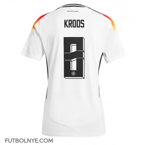 Camiseta Alemania Toni Kroos #8 Primera Equipación para mujer Eurocopa 2024 manga corta